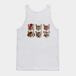 Cat Faces Tank Top